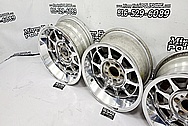 Aluminum Wheels AFTER Chrome-Like Metal Polishing - Aluminum Polishing - Wheel Polishing