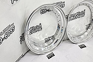 BBS Aluminum Wheel Lips AFTER Chrome-Like Metal Polishing - Aluminum Polishing - Wheel Lip Polishing Service