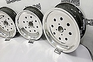 Billet Specialties Vintage Magnesium Wheels AFTER Chrome-Like Metal Polishing and Buffing Services / Restoration Services - Magnesium Polishing