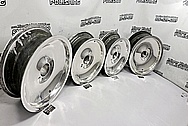 Billet Specialties Vintage Magnesium Wheels AFTER Chrome-Like Metal Polishing and Buffing Services / Restoration Services - Magnesium Polishing