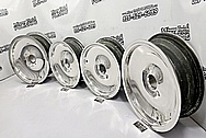 Billet Specialties Vintage Magnesium Wheels AFTER Chrome-Like Metal Polishing and Buffing Services / Restoration Services - Magnesium Polishing