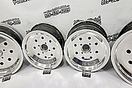 Billet Specialties Vintage Magnesium Wheels AFTER Chrome-Like Metal Polishing and Buffing Services / Restoration Services - Magnesium Polishing