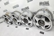 Cadillac Extremely Rough Condition Aluminum Wheels AFTER Chrome-Like Metal Polishing - Aluminum Polishing - Wheel Polishing