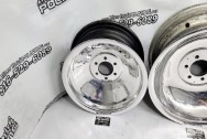 Halibrand Vintage Magnesium Wheels AFTER Chrome-Like Metal Polishing and Buffing Services / Restoration Services - Intake Manifold Polishing
