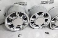 Aluminum Wheels AFTER Chrome-Like Metal Polishing and Buffing Services / Restoration Services - Wheel Polishing Service