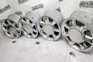 Aluminum Wheels AFTER Chrome-Like Metal Polishing and Buffing Services / Restoration Services - Wheel Polishing Service