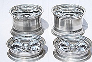 American Racing Aluminum Wheels AFTER Chrome-Like Metal Polishing and Buffing Services / Restoration Services