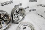 Aluminum Wheels AFTER Chrome-Like Metal Polishing and Buffing Services / Restoration Services - Wheel Polishing Service