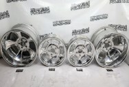 Aluminum Wheels AFTER Chrome-Like Metal Polishing - Aluminum Polishing - Wheel Polishing Services