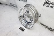 Aluminum 3 Wheeler ATV Front Wheel AFTER Chrome-Like Metal Polishing - Aluminum Polishing - Wheel Polishing Services - ATV Polishing