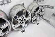 Aluminum 5 Star Wheels AFTER Chrome-Like Metal Polishing and Buffing Services / Restoration Services - Aluminum Polishing - Wheel Polishing