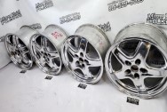 Aluminum 5 Star Wheels AFTER Chrome-Like Metal Polishing and Buffing Services / Restoration Services - Aluminum Polishing - Wheel Polishing