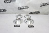 Aluminum Wheel Pieces AFTER Chrome-Like Metal Polishing and Buffing Services / Restoration Services - Aluminum Polishing - Wheel Piece Polishing