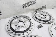 Aluminum Wheel Ring Pieces AFTER Chrome-Like Metal Polishing and Buffing Services / Restoration Services - Aluminum Polishing - Wheel Piece Polishing