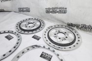 Aluminum Wheel Ring Pieces AFTER Chrome-Like Metal Polishing and Buffing Services / Restoration Services - Aluminum Polishing - Wheel Piece Polishing