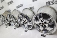 Pontiac Trans Am WS6 Aluminum Wheels AFTER Chrome-Like Metal Polishing and Buffing Services / Restoration Services - Aluminum Polishing - Wheel Piece Polishing