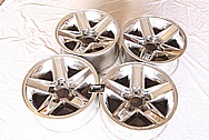 Aluminum Wheels AFTER Chrome-Like Metal Polishing and Buffing Services / Restoration Services