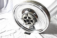 Aluminum Solid Motorcycle Wheels AFTER Chrome-Like Metal Polishing and Buffing Services / Restoration Services 