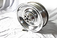 Aluminum Solid Motorcycle Wheels AFTER Chrome-Like Metal Polishing and Buffing Services / Restoration Services 