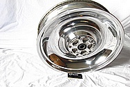 Aluminum Solid Motorcycle Wheels AFTER Chrome-Like Metal Polishing and Buffing Services / Restoration Services 