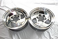 Aluminum Billet Specialties Wheels AFTER Chrome-Like Metal Polishing and Buffing Services / Restoration Services