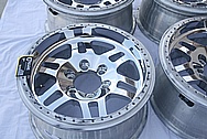 Aluminum Vehicle Wheels AFTER Chrome-Like Metal Polishing and Buffing Services / Restoration Services