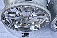 Aluminum Vehicle Wheels AFTER Chrome-Like Metal Polishing and Buffing Services / Restoration Services