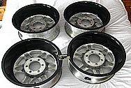 Aluminum Vehicle Wheels AFTER Chrome-Like Metal Polishing and Buffing Services / Restoration Services