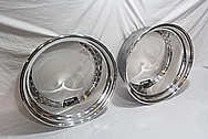 Large Wheel Lips AFTER Chrome-Like Metal Polishing and Buffing Services / Restoration Services