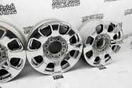 2024 Ford F250 XLT Super Duty Aluminum Wheels AFTER Chrome-Like Metal Polishing - Steel Polishing | Finishing Services | Wheel Polishing Services