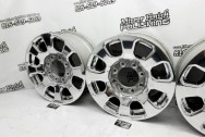 2024 Ford F250 XLT Super Duty Aluminum Wheels AFTER Chrome-Like Metal Polishing - Steel Polishing | Finishing Services | Wheel Polishing Services