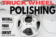 Truck Aluminum Wheel AFTER Chrome-Like Metal Polishing and Buffing Services / Restoration Services - Wheel Polishing