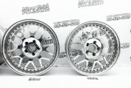 Aluminum Wheels AFTER Chrome-Like Metal Polishing and Buffing Services / Restoration Services - Wheel Polishing Services