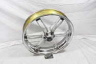 Buell XB Powdercoated Motorcycle Wheel AFTER Chrome-Like Metal Polishing and Buffing Services / Restoration Services 