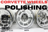 1981 Chevy Corvette Vintage Aluminum Wheels AFTER Chrome-Like Metal Polishing | Wheel Polishing | Aluminum Polishing Services
