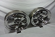 Weld Racing Forged Aluminum Wheels AFTER Chrome-Like Metal Polishing and Buffing Services / Restoration Services