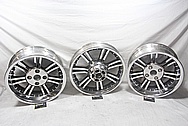 2013 Harley Davidson Tri-Glide Trike Aluminum Wheels AFTER Chrome-Like Metal Polishing and Buffing Services / Restoration Services 