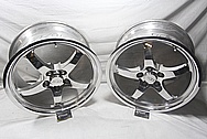 CCW SP500 Aluminum Racing Wheels AFTER Chrome-Like Metal Polishing and Buffing Services 