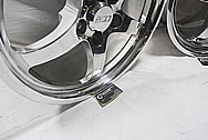 CCW SP500 Aluminum Racing Wheels AFTER Chrome-Like Metal Polishing and Buffing Services 