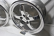 CCW SP500 Aluminum Racing Wheels AFTER Chrome-Like Metal Polishing and Buffing Services 