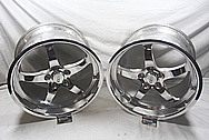 CCW SP500 Aluminum Racing Wheels AFTER Chrome-Like Metal Polishing and Buffing Services 