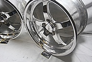 CCW SP500 Aluminum Racing Wheels AFTER Chrome-Like Metal Polishing and Buffing Services 