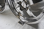 CCW SP500 Aluminum Racing Wheels AFTER Chrome-Like Metal Polishing and Buffing Services 