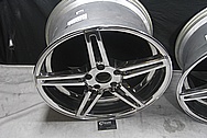 Chevy Corvette Aluminum Wheels AFTER Chrome-Like Metal Polishing and Buffing Services / Restoration Services 