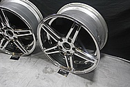 Chevy Corvette Aluminum Wheels AFTER Chrome-Like Metal Polishing and Buffing Services / Restoration Services 