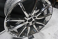 Ford Shelby GT500 Aluminum Supersnake Forged Wheel AFTER Chrome-Like Metal Polishing and Buffing Services / Restoration Services 