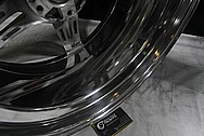 Dodge / Chrysler Aluminum SRT Wheel AFTER Chrome-Like Metal Polishing and Buffing Services / Restoration Services