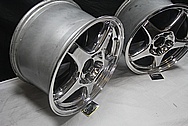 Chevrolet Corvette ZR-1 Aluminum Wheels AFTER Chrome-Like Metal Polishing and Buffing Services / Restoration Services