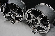 Chevrolet Corvette ZR-1 Aluminum Wheels AFTER Chrome-Like Metal Polishing and Buffing Services / Restoration Services