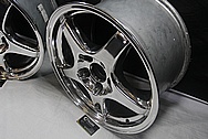 Chevrolet Corvette ZR-1 Aluminum Wheels AFTER Chrome-Like Metal Polishing and Buffing Services / Restoration Services